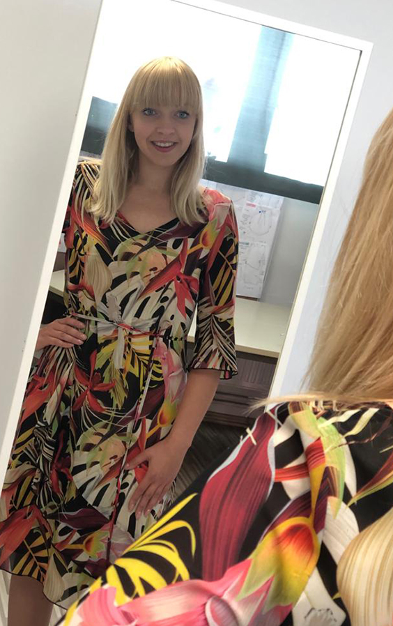 Sukienka Fabia marki Kaskada. - obrazek 3