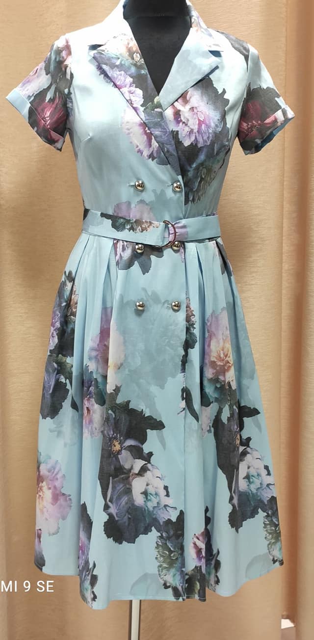 Sukienka Midori Matylda w kwiaty - obrazek 2