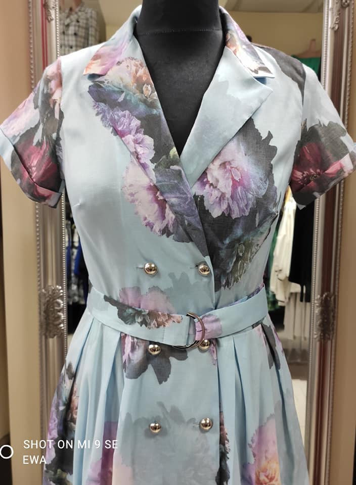 Sukienka Midori Matylda w kwiaty - obrazek 3