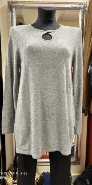 Tunika z kaszmirem Szara Olimpia