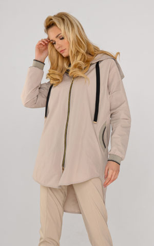 Kurtka Terni beżowa (Kaskada)