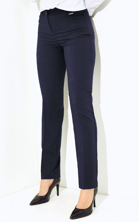 Spodnie Clarks granatowe- Kaskada. - obrazek 4