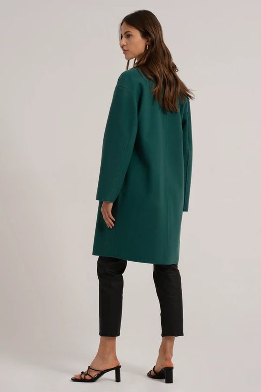Płaszcz oversize Verde PL 528 FX Janbor - obrazek 3