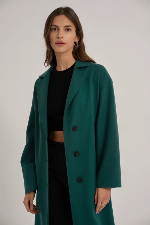 Płaszcz oversize Verde PL 528 FX Janbor