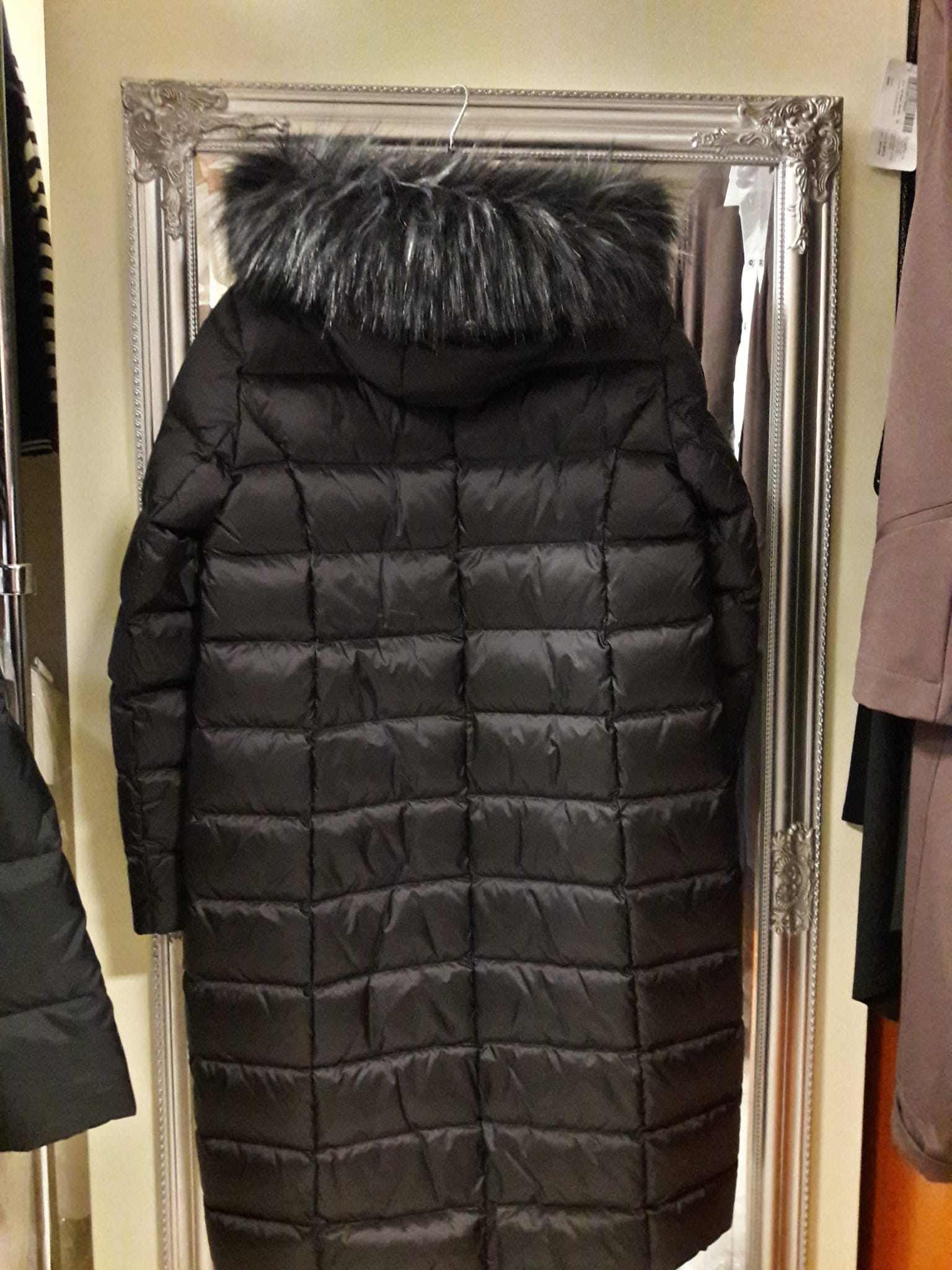 Płaszcz puchowy MONTANA czarny Modena Styl - obrazek 2