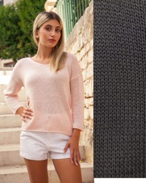 Bluzka „sznurek” AL-BO IMMAGINE 2965 w kolorze czarnym