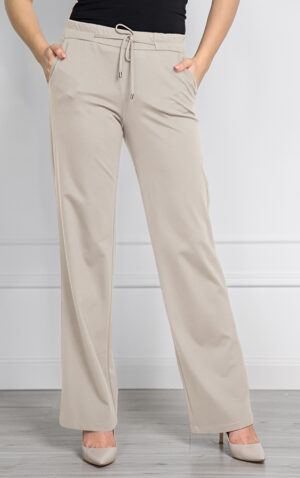 Spodnie Kayla beżowe Kaskada
