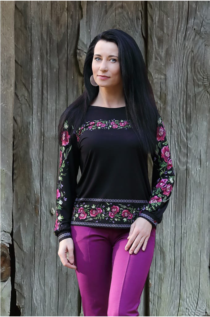 Bluzka damska Armania dł/r. TOP-BIS