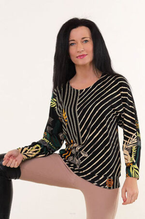 Bluzka damska Deni dł/r TOP-BIS.