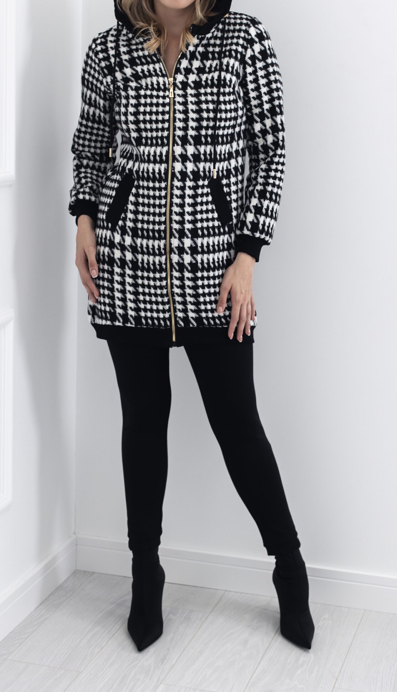 Płaszcz Pepitka Midori Feminine Fashion
