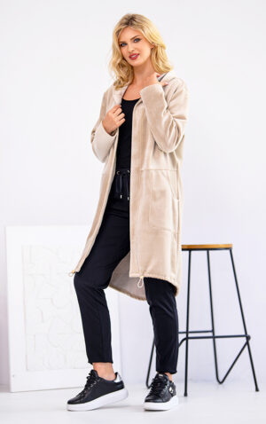 Kardigan Naos beż kaskada