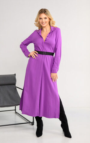 Sukienka Estella fiolet Kaskada Fashion