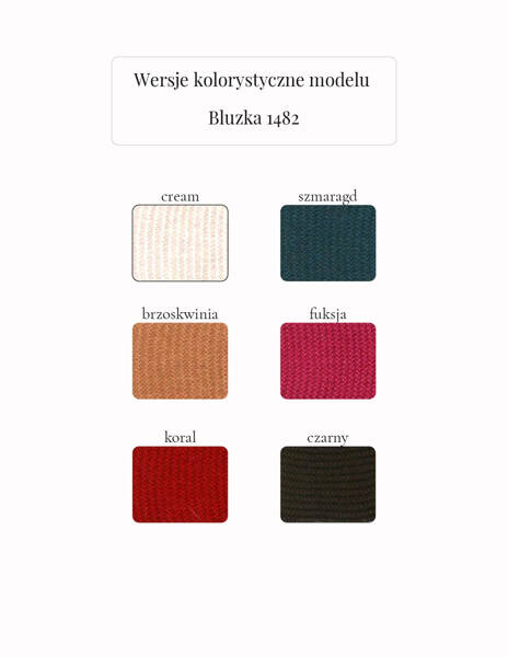 Sweter z angorą koral/malina 1482 AL-BO - obrazek 4