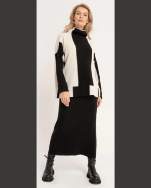 Sweter w pionowe pasy - TUKA COTTON CLUB