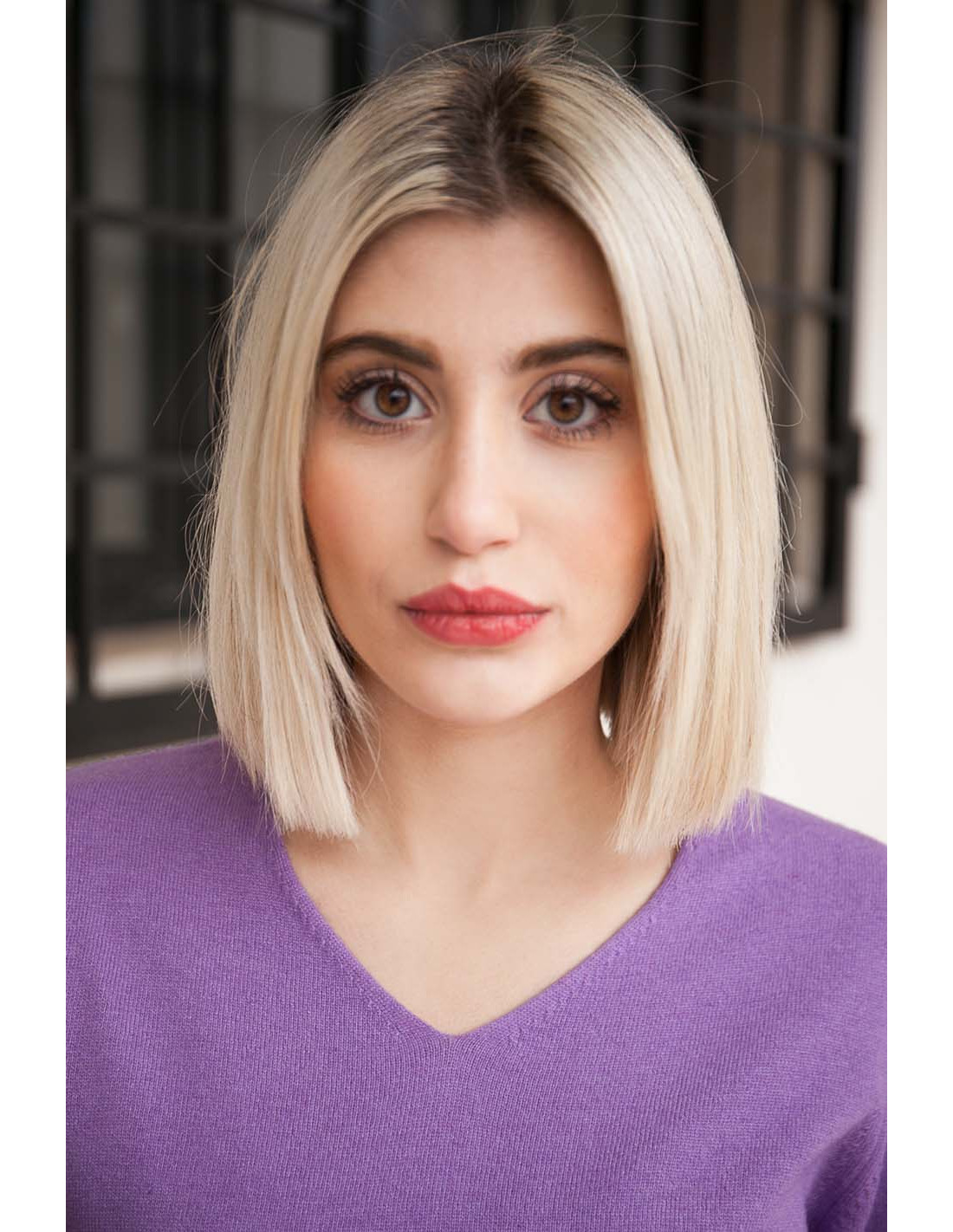 BLUZKA BASIC 2636 Fiolet AL-BO IMMAGINE - obrazek 3