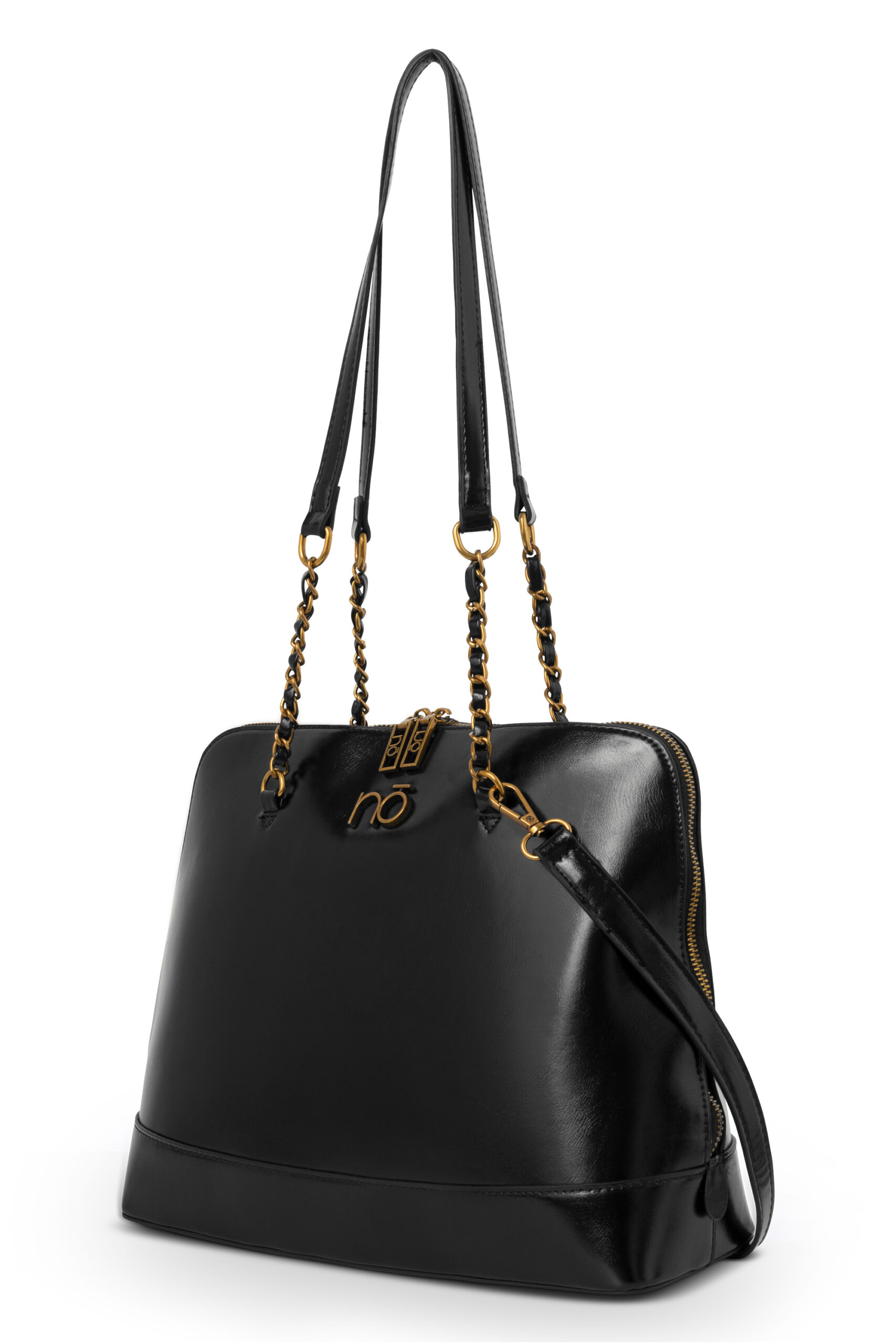 Elegancka torebka na ramię Nobo czarna NBAG-R3132-C020 - obrazek 4