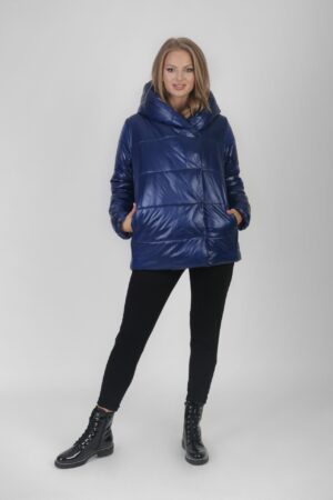 Kurtka Kobaltowa Monia Modena Styl