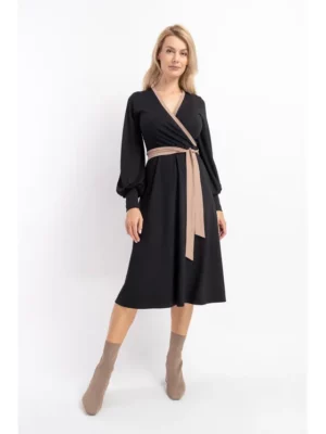 Sukienka Sukienka Osa Double Black Czarny  CLICK