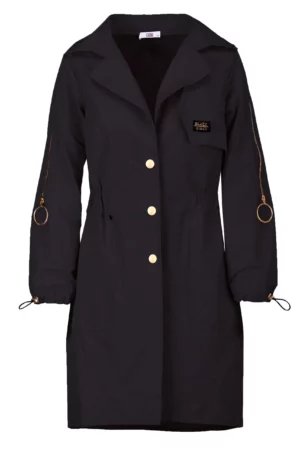 Płaszcz Klaudia Czarny Midori Feminine fashion