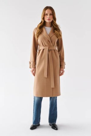 Płaszcz Fleur – Camel PL 647 FX Janbor