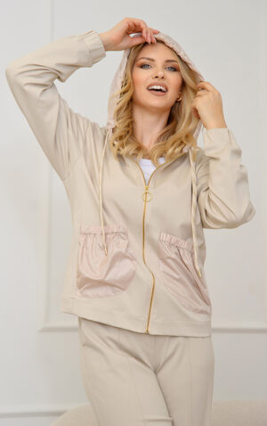 Bluza Mensa beżowa Kaskada