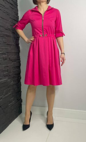 Sukienka Anabella fuksja Midori Feminine Fashion