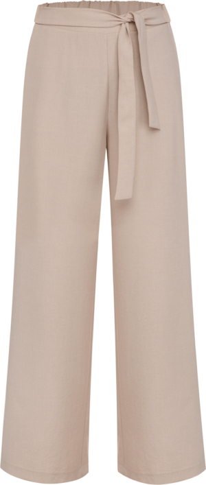 Beżowe szerokie spodnie Sunwear