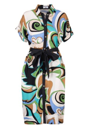 Sukienka Wenecja kolorowa Midori Feminine Fashion