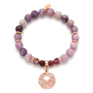 Bransoletka damska z kamieni natur.YVON B00331