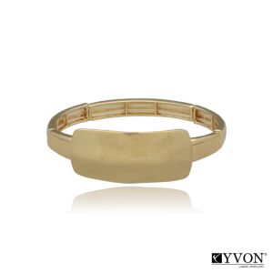 Bransoletka w kolorze złotym, metaloplastyka Yvon