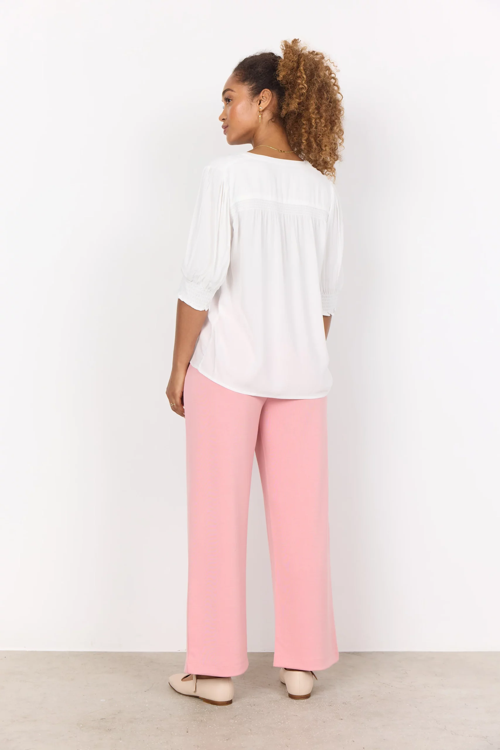 Wiskozowa bluzka SC-RADIA 196 kolor złamana biel soyaconcept - obrazek 6