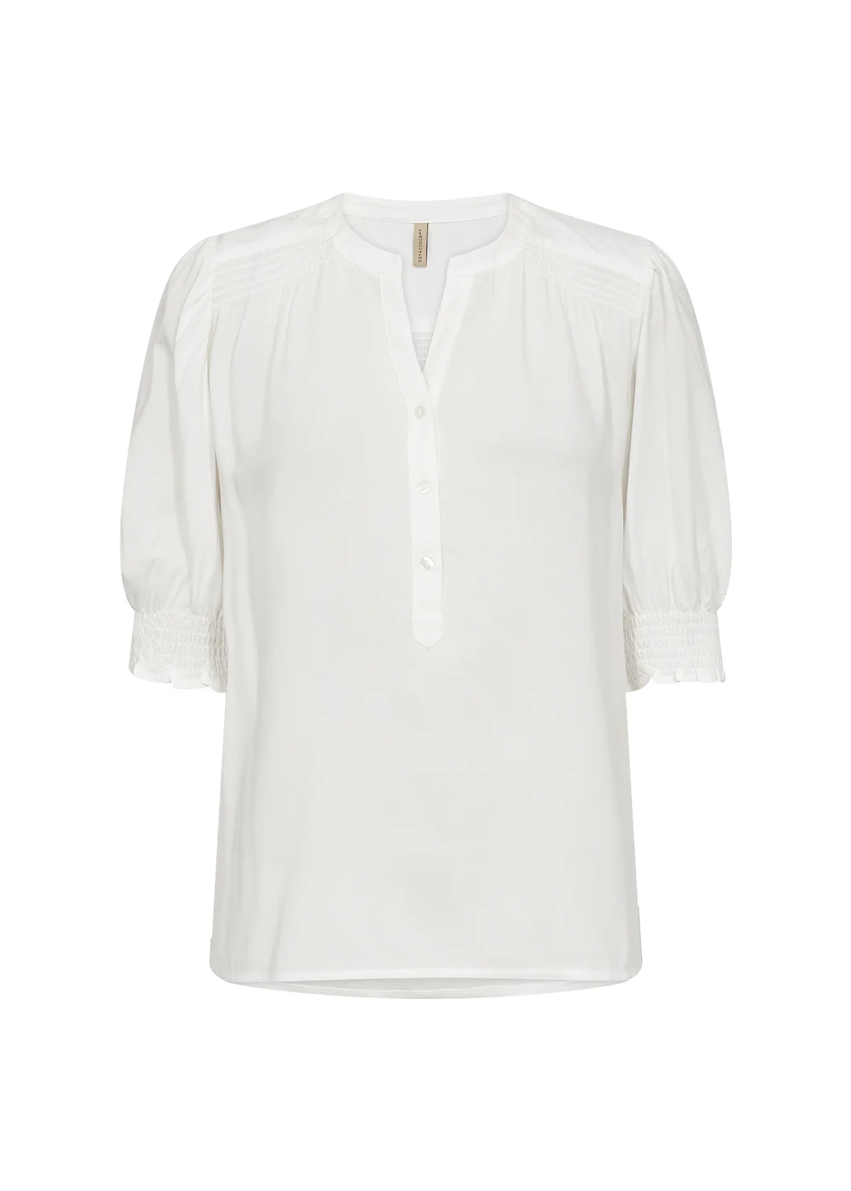 Wiskozowa bluzka SC-RADIA 196 kolor złamana biel soyaconcept