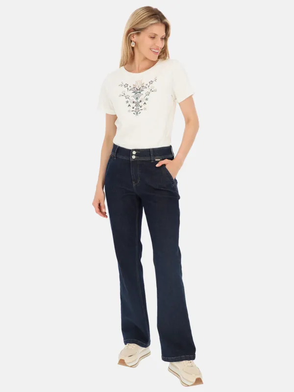 Spodnie jeans Bibette Dark blue SRB4281 Red Button - obrazek 8