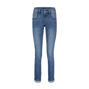 Spodnie Sissy Jeansy Z Metalowymi Koralikami SRB4304 STONE USED RED BUTTON