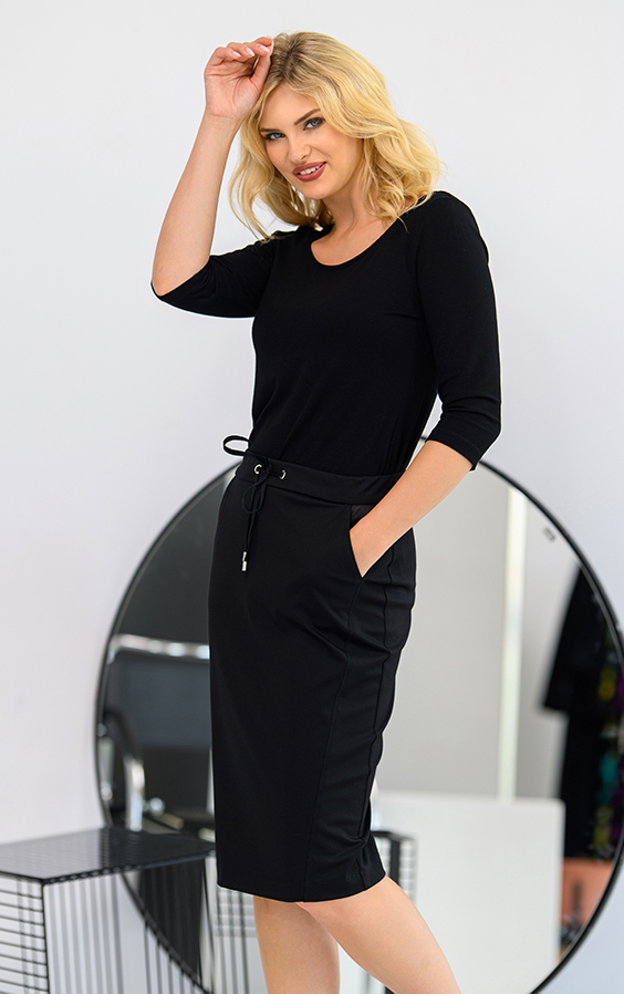 Spódnica Musca czarna Kaskada - obrazek 2