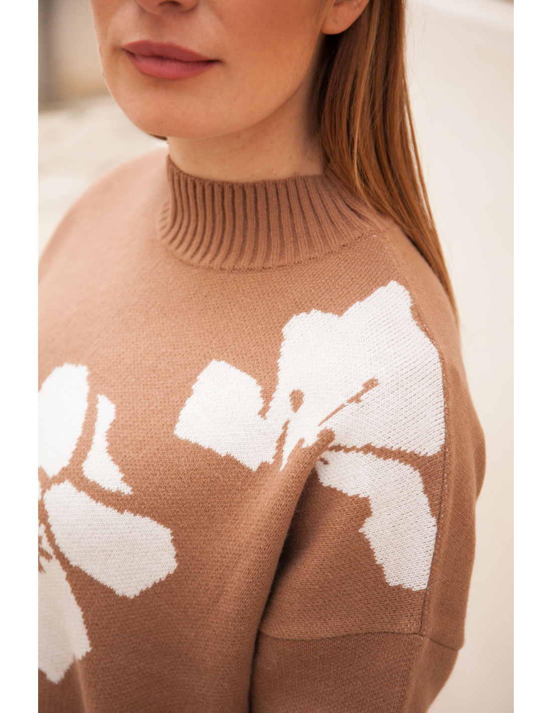 BLUZKA 8261 kwiat IMMAGINE COLLECTION (AL-BO) - obrazek 2