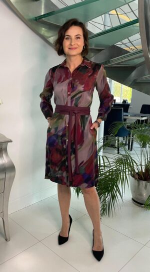 Sukienka rozpinana z Lyocell'em Midori feminine fashion