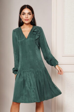 Sukienka wizytowa Enna zielona z lyocellu Semper