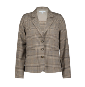 Brązowy żakiet w kratę Babs check Red Button.