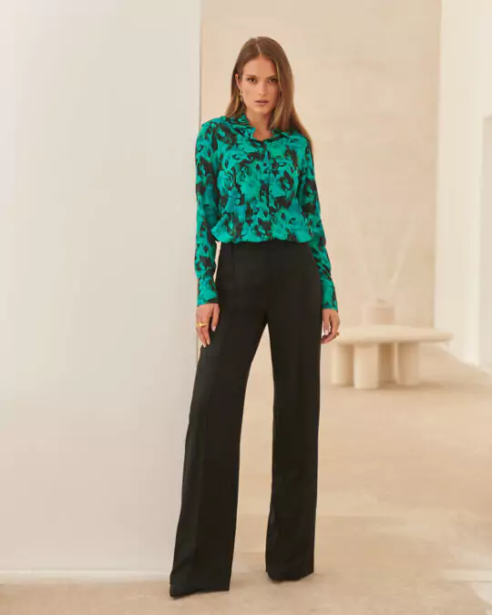 Elegancka koszula z długim rękawem do pracy EZURI