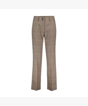 Spodnie Colette check krata brązowa Red Button