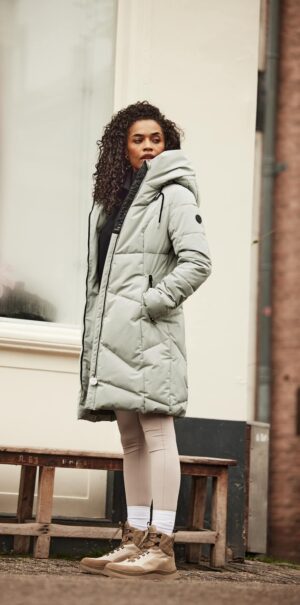 Kurtka District Spinning kolor szałwiowy (Light Sage)