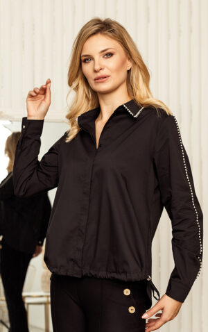 Koszula Oaklyn czarna Kaskada|