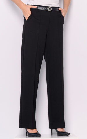 Spodnie Andi czarne z grubszej dzianiny