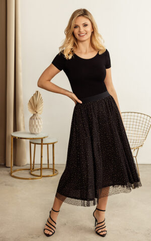 Tiulowa Spódnica Salem Kaskada Fashion