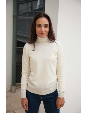 Golf DIANA kremowy SOFT KNIT AL-BO
