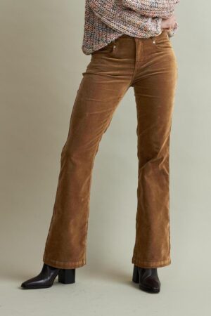 Spodnie Bibette Velvet Cognac SRB4319 Red Button