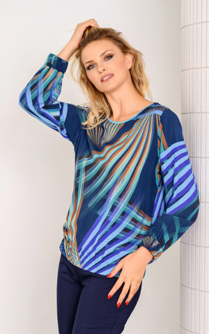 Wiskozowa bluzka Kai Kaskada fashion