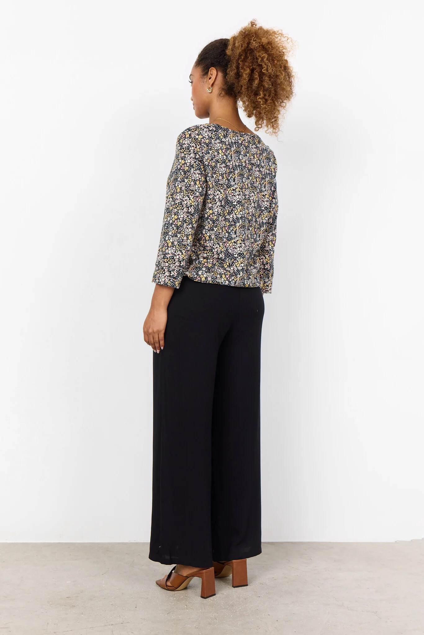 Bluzka SC-FELICITY AOP 468 (3391C Żółty multikolor) soyaconcept - obrazek 4