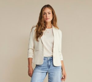 Żakiet Punta SRB4537 Perłowy Red Button